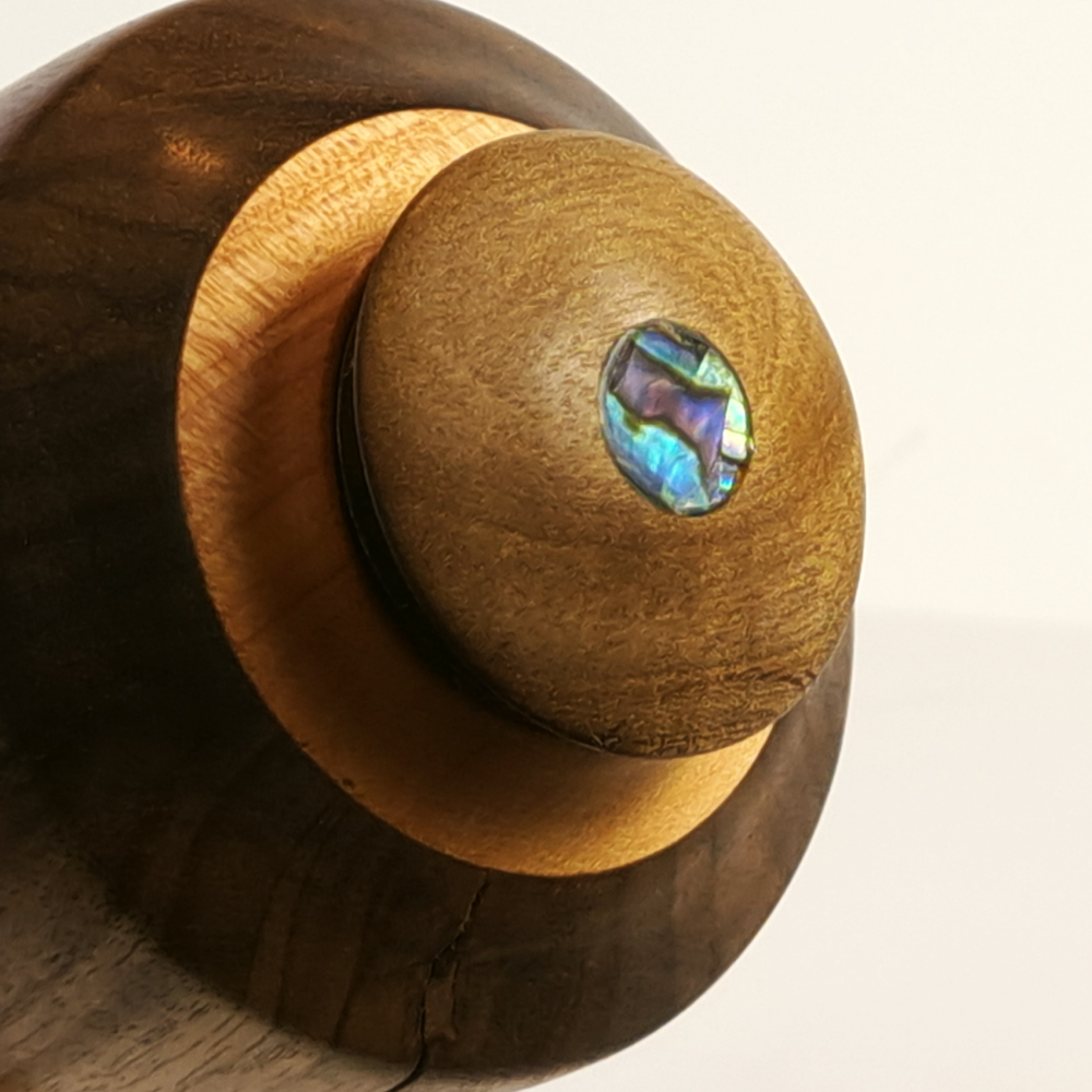 Display/Keepsake Mini- Puriri, Cypress, Paua #2502002