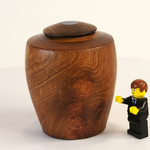 Load image into Gallery viewer, Display/Keepsake Mini- Pohutukawa/Walnut/Paua 2502022
