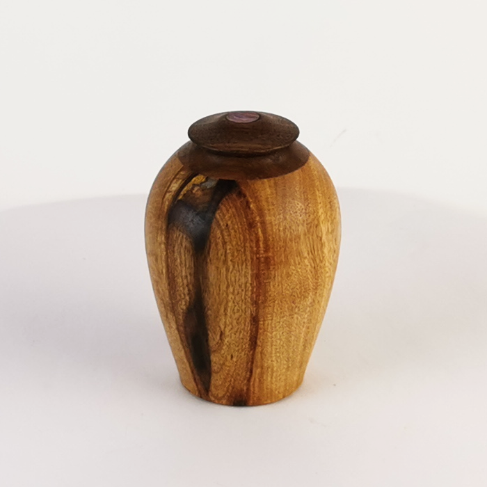 Display/Keepsake Mini- Taraire/Walnut/Paua #2502041